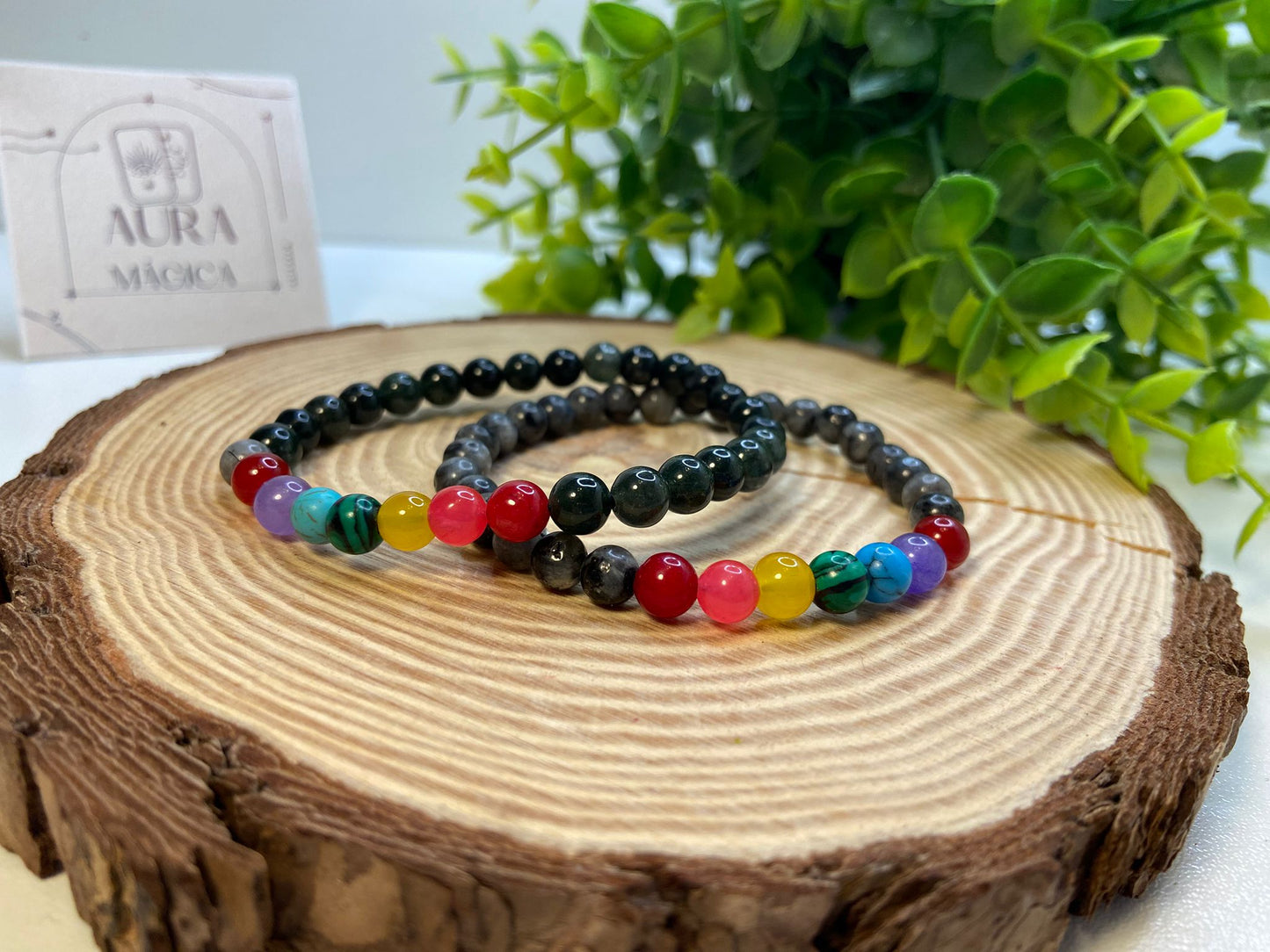Pulsera Agata Musgosa