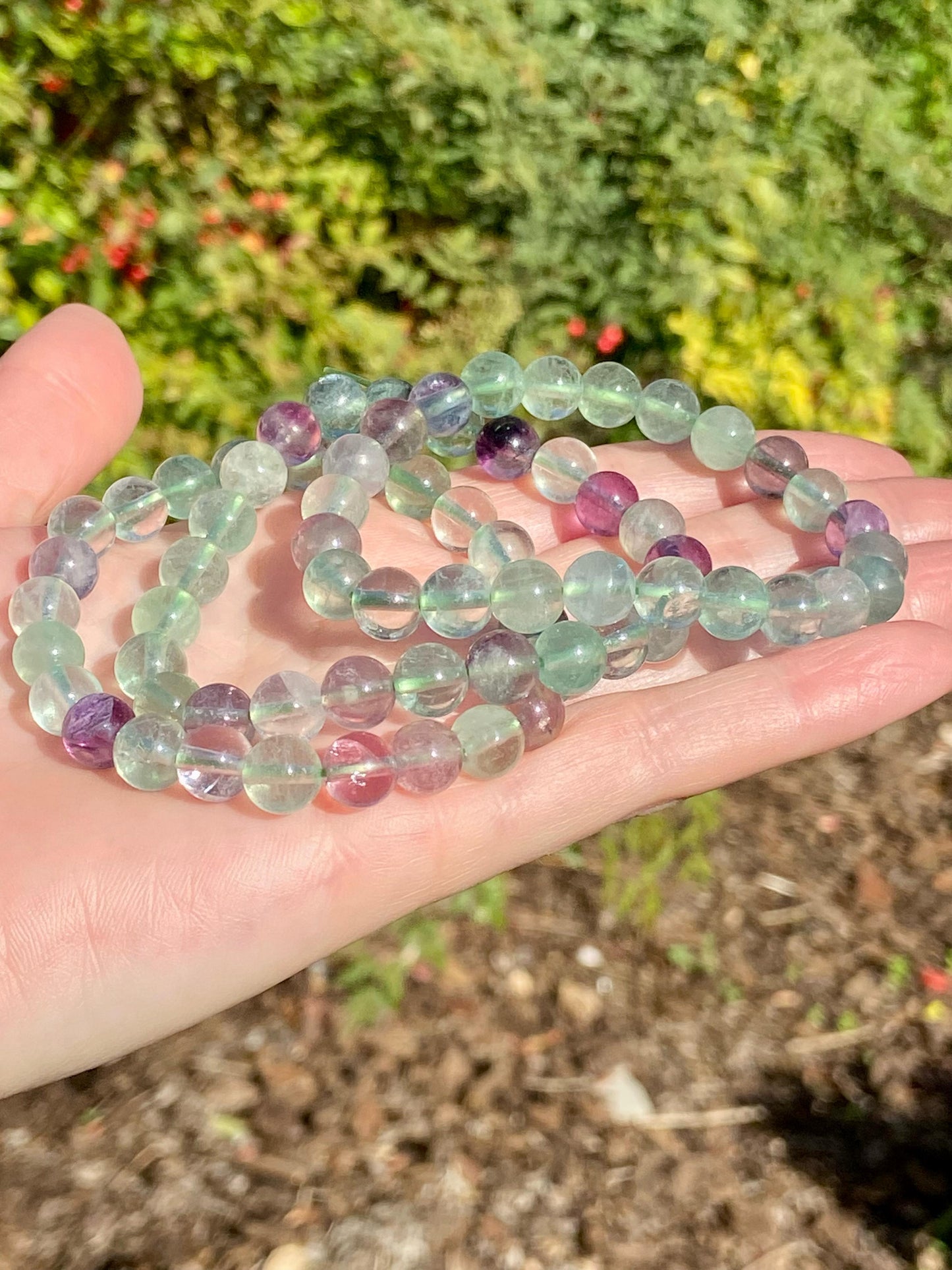 Pulsera de Fluorita Verde 8mm