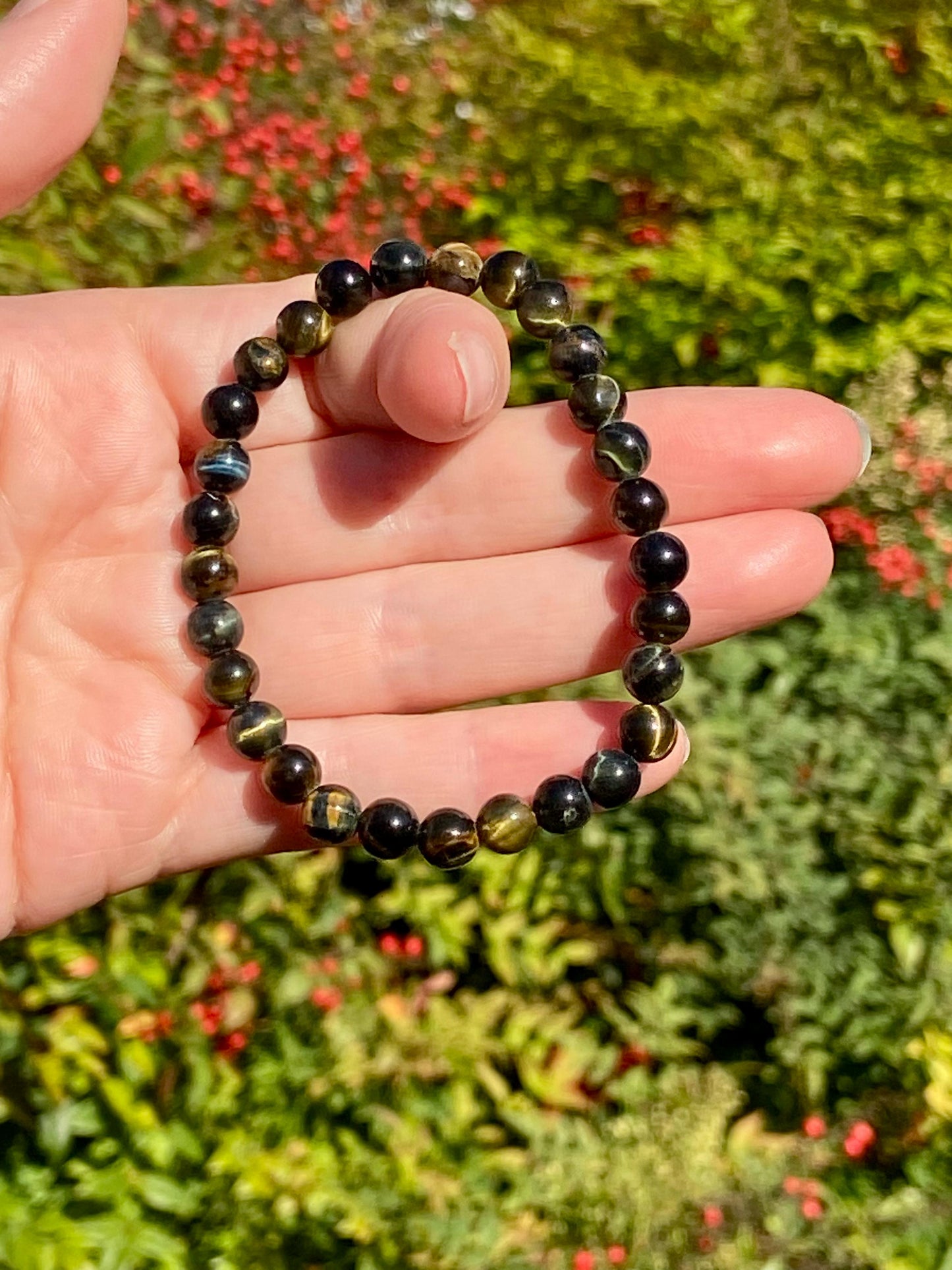 Pulsera de Ojo de Halcón 6mm