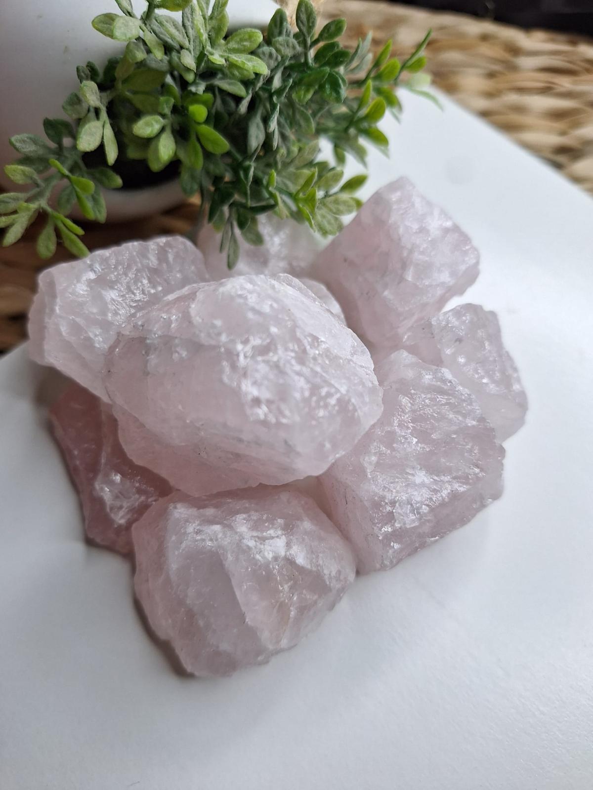 Piedra Mineral Cuarzo Rosa