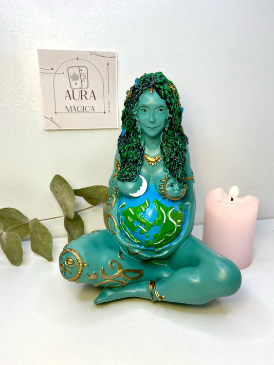 Figura Diosa Gaia Madre Tierra 15cm