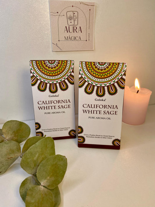 Aceite Aromático Salvia Blanca De California (White Sage California) Goloka