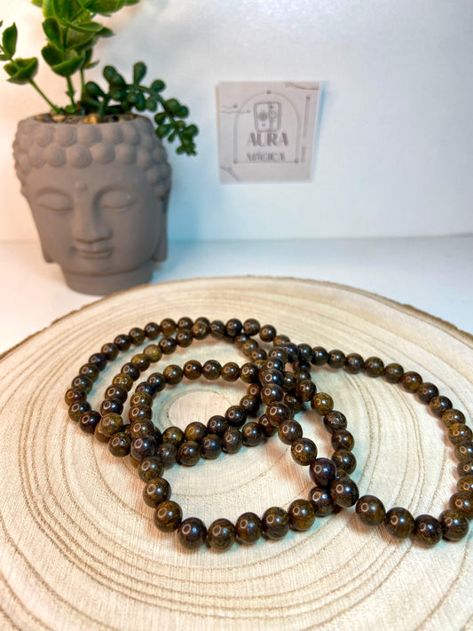 Pulsera Broncita 6mm