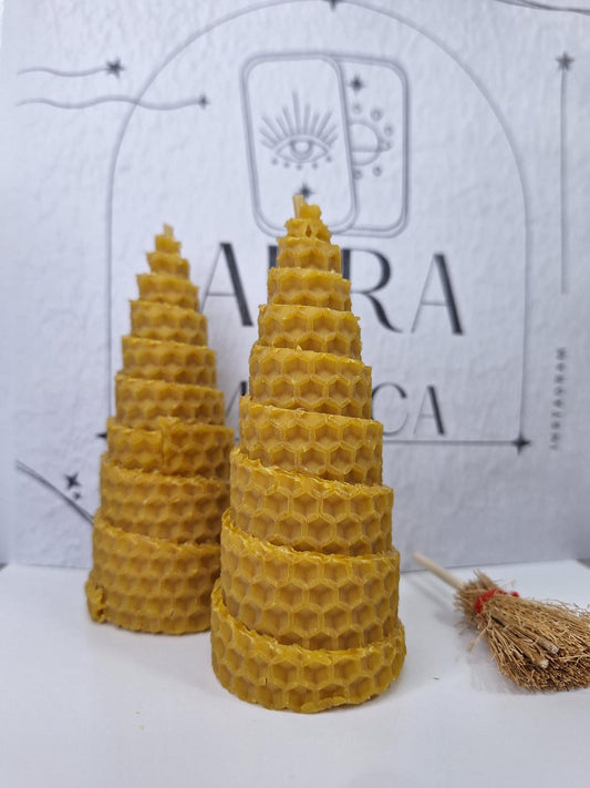 Velas de miel cónica 10x4.5cm