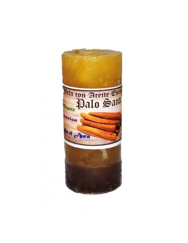 Velón Palo De Santo Con Aceite Esencial Palo Santo