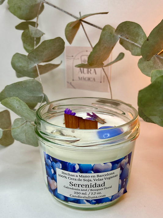 Vela Serenidad | Calcedonia Azul